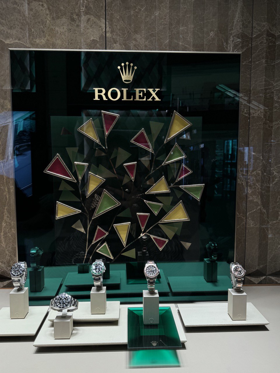 famous brand Rolex watch showcase