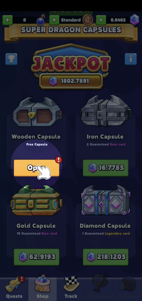 Dragon Crypto bonus chests.